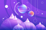 Intergalactic 3D Christmas, a Decorative Illustration by Polar Vectors (Thumbnail 5 of 14)