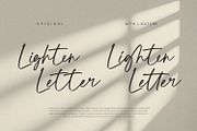 Lighten - Handwritten Font, a Handwritten Font by Alpaprana (Thumbnail 3 of 11)