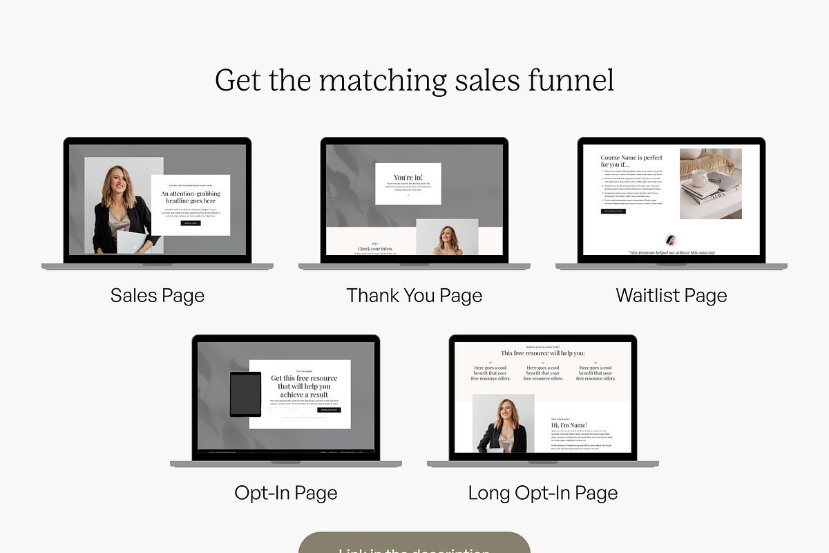 Kajabi Checkout Template, a Landing Page Template by Pixel & Flow (Photo 8 of 8)