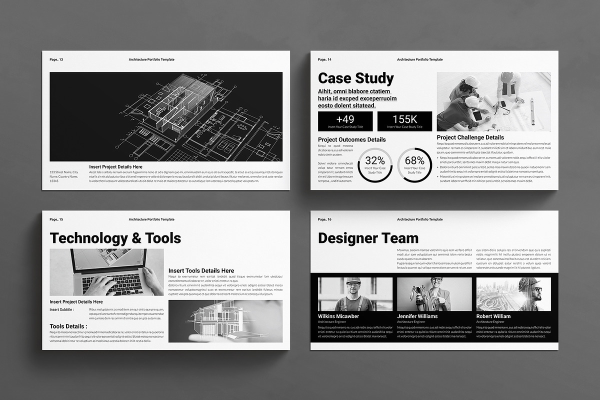 Architecture Portfolio Presentation, a Presentation Template by E-Type (Photo 5 of 6)