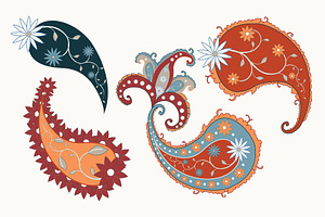 Paisley Vector Clip Art