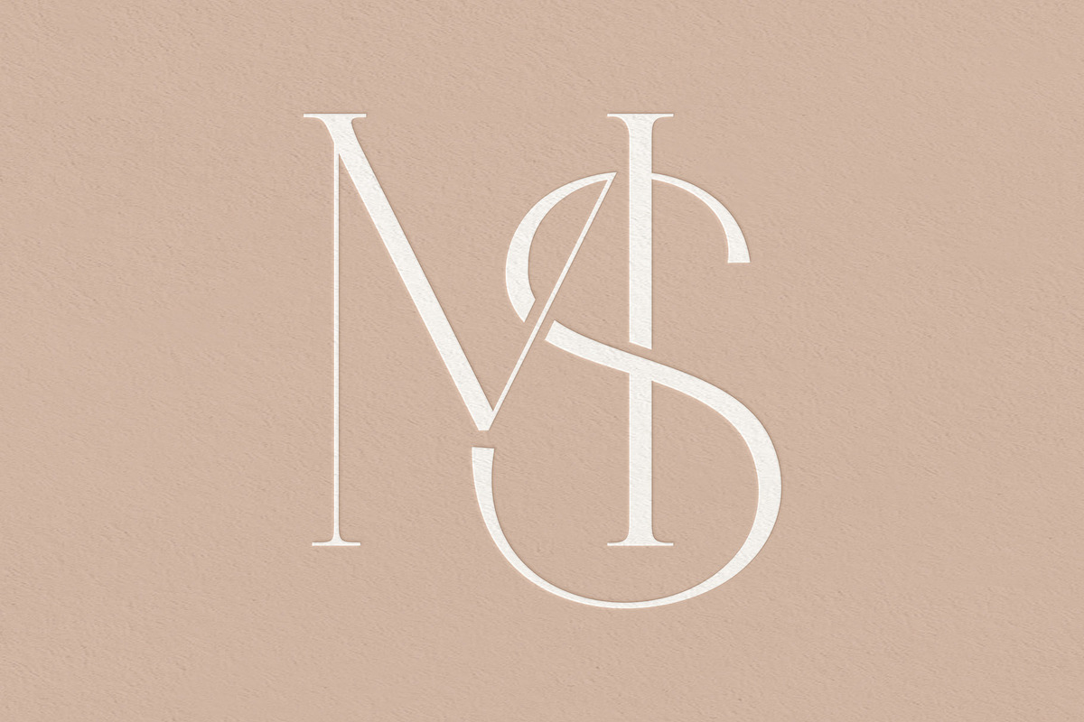 MS monogram, a Branding & Logo Template by LINKED LETTERS STUDIO