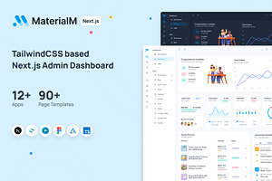 MaterialM Tailwind CSS & Nextjs
