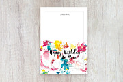 watercolor festive birthday card, a Card Template by TurquoiseDesign (Thumbnail 4 of 4)