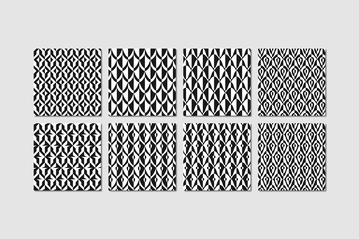 Hexagons - 28 Seamless Patterns, a Pattern Graphic by Tustan (Photo 4 of 6)