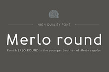 Merlo Round Family Font