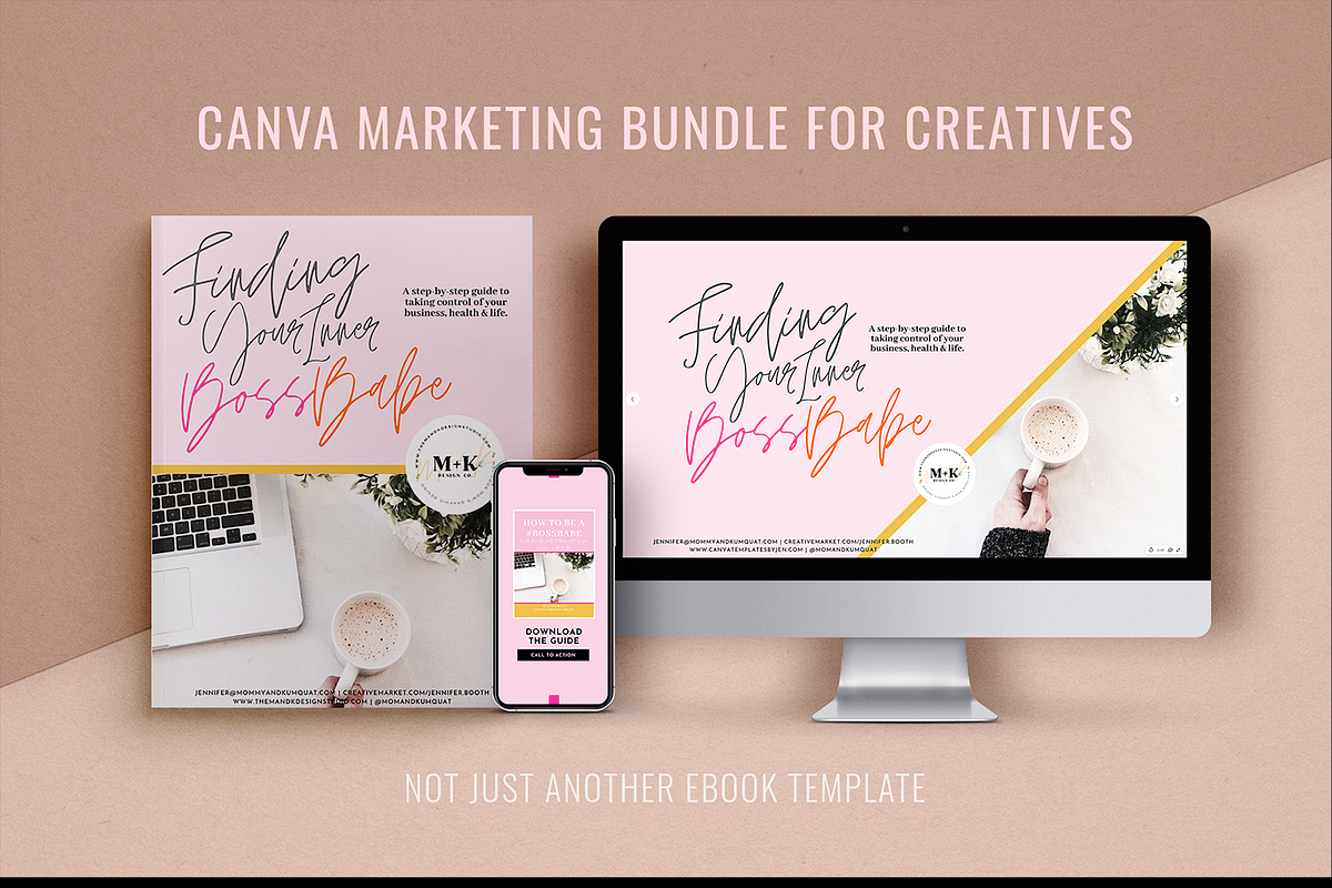 Canva Course & Opt-In Creator Bundle, a Templates & Theme by the M&K Design Studio (Photo 4 of 15)