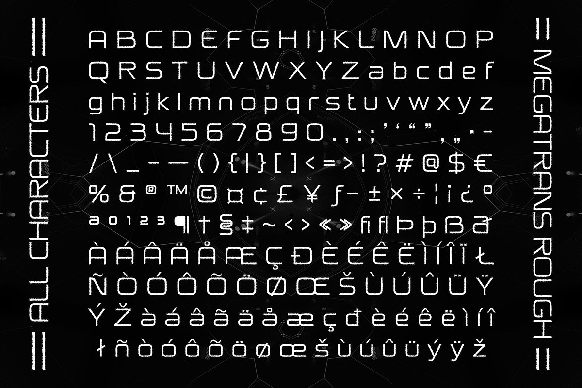 Megatrans Rough, a Sans Serif Font by Craft Supply Co. (Photo 8 of 8)