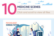 Medicine Vector Scenes, a Healthcare Illustration by Tera Vector (Thumbnail 2 of 2)