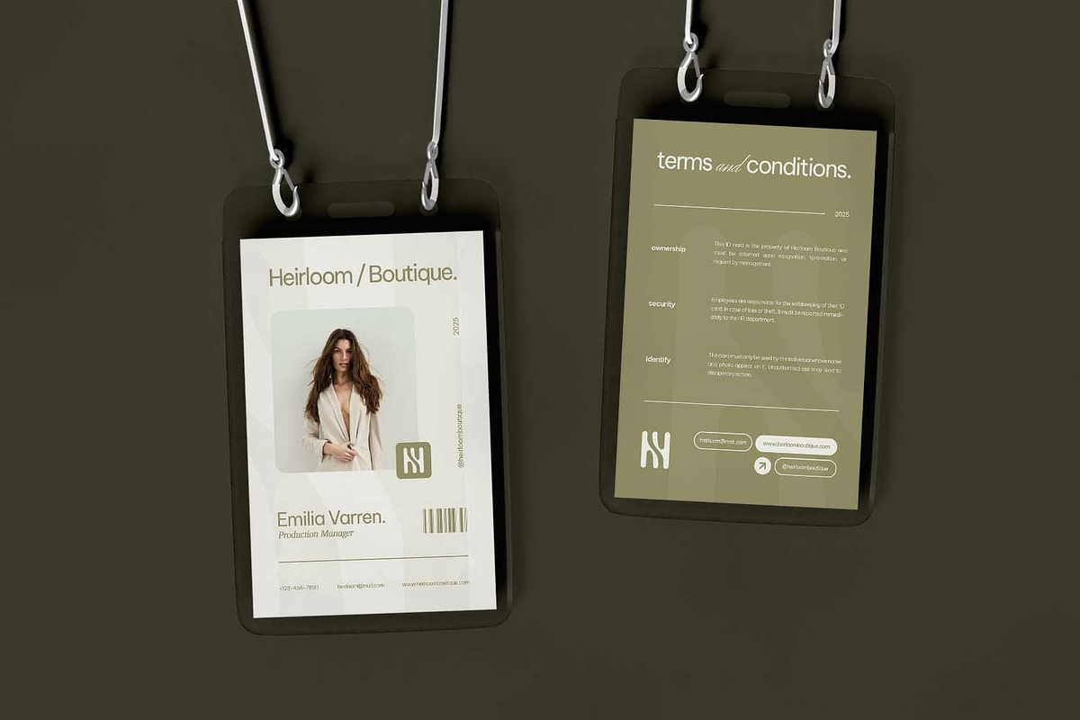 Heirloom Product Manager - ID Card, a Card Template by VUNIRA (Photo 2 of 3)