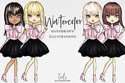 Pink Chic MakeUp and beauty Set, an Object Illustration by creativeDi (Thumbnail 6 of 6)