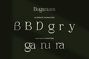 Bugantara - Elegant Thin Serif Font, a Serif Font by Sohel Studio (Thumbnail 9 of 10)