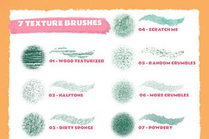 Rough & Raw Photoshop Brush Set