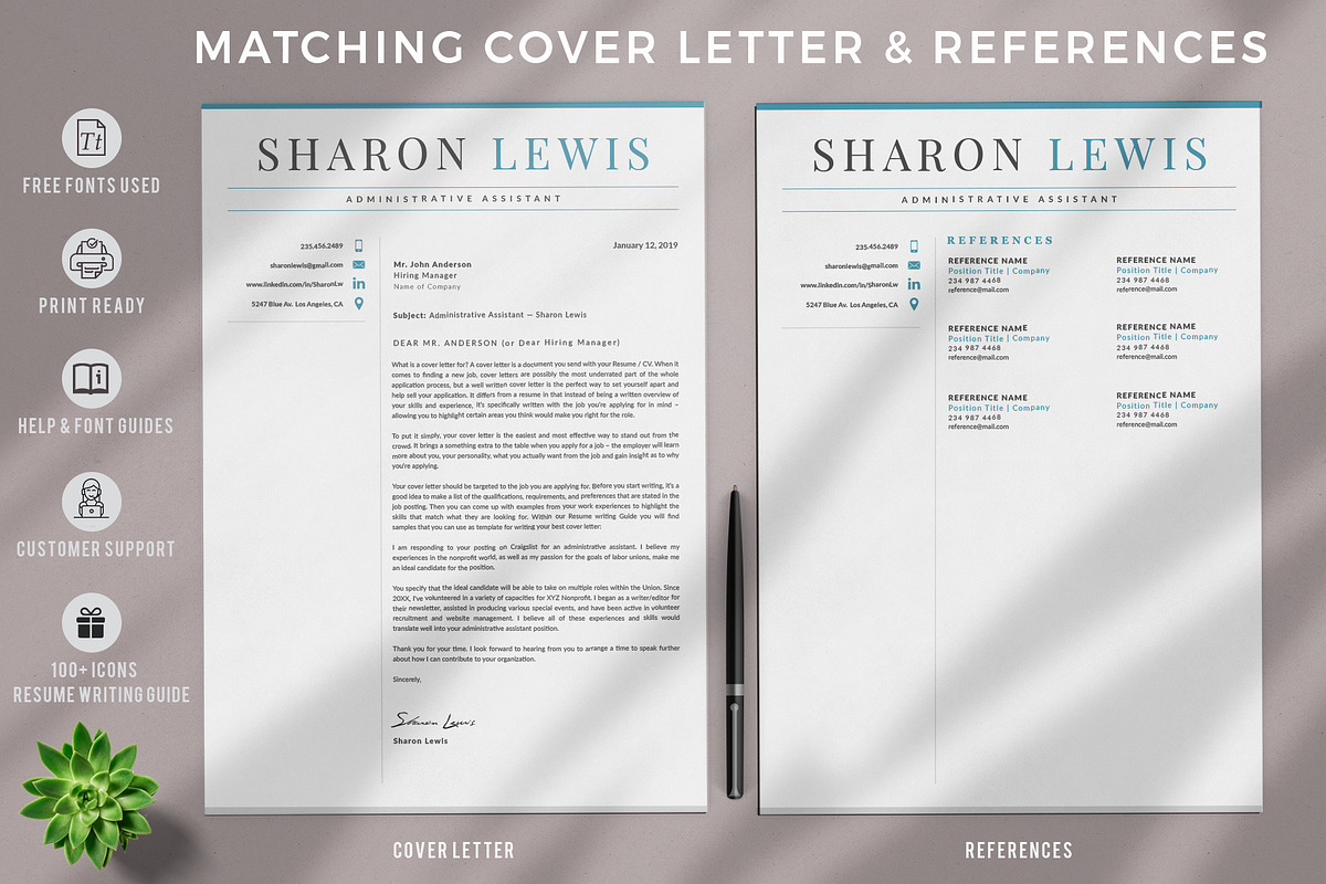 Professional Resume Format Example, a Resume Template by HIRED Design Studio (Photo 3 of 18)