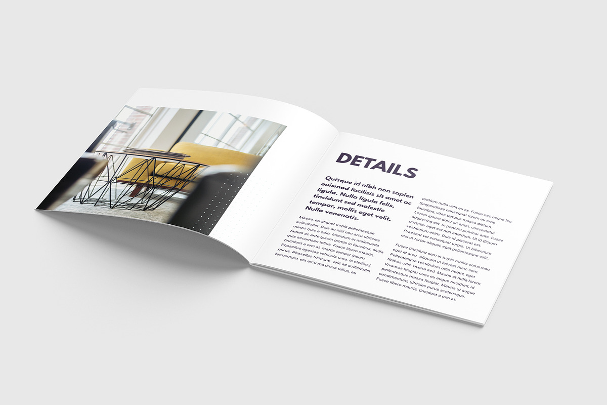 Square Magazine or Brochure Template, a Brochure Template by Wild Ones (Photo 6 of 9)