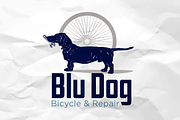 Blue Dog Bicycle & Repair, a Branding & Logo Template by CreativeDolan (Thumbnail 2 of 2)