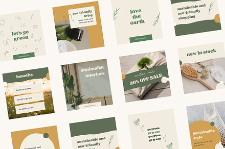 Eco-Friendly Instagram Templates