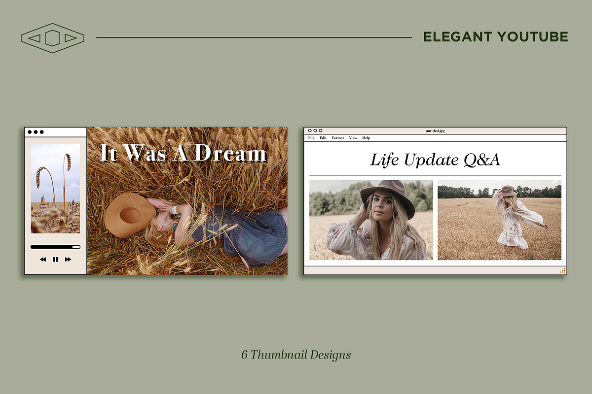 Elegant Youtube Branding Kit, a Social Media Template by Tangerine Nation (Photo 9 of 16)