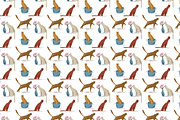 Patterns with interested cats, a Pattern Graphic by Lyolya Profitrolya (Thumbnail 2 of 3)