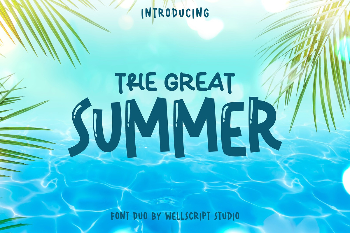 The Great Summer - Font Duo, a Font by Wellscript Studio (Photo 1 of 9)
