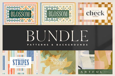 BUNDLE—Patterns & Backgrounds