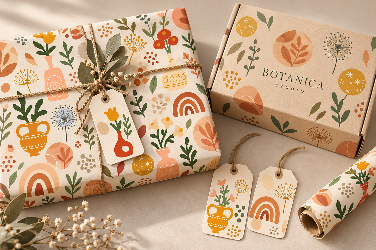 Abstract Floral Elements, a Decorative Illustration by Anna Studio (Photo 10 of 12)