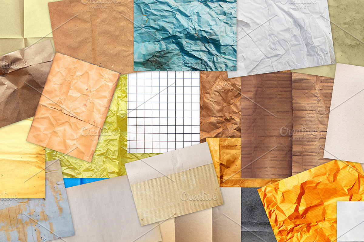 20 Paper Textures Pack preview 2