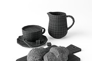Decor Set Chocolate Croissant, a Food & Drink 3D Model by gianniritschard (Thumbnail 6 of 10)
