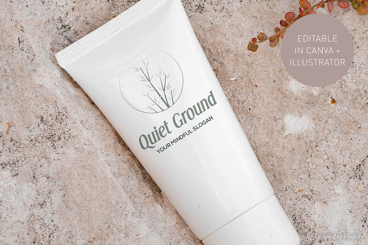Grounded Brand Mark | Canva & AI, a Branding & Logo Template by Elibee (Photo 4 of 6)