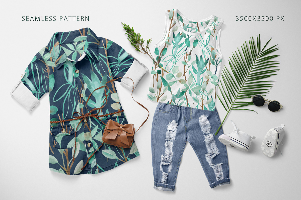 Botanical patterns, a Pattern Graphic by Design X0 (Photo 5 of 11)