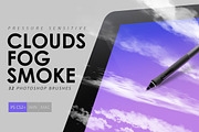 Clouds, Fog, Smoke Photoshop Brushes, a Brush Add-On by ArtistMef (Thumbnail 1 of 5)