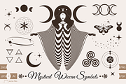Mystical Wiccan Pagan Symbols, an Object Graphic by GraphicRedStudio (Thumbnail 1 of 4)