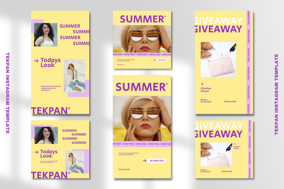 Tekpan Instagram Template, a Social Media Template by Aji Gallery (Photo 14 of 17)
