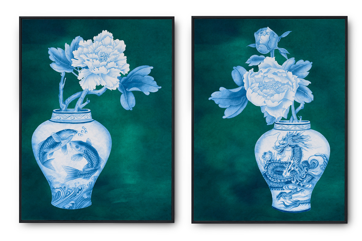 Chinese porcelain, a Pattern Graphic by Kate Demyanovska (Photo 18 of 18)