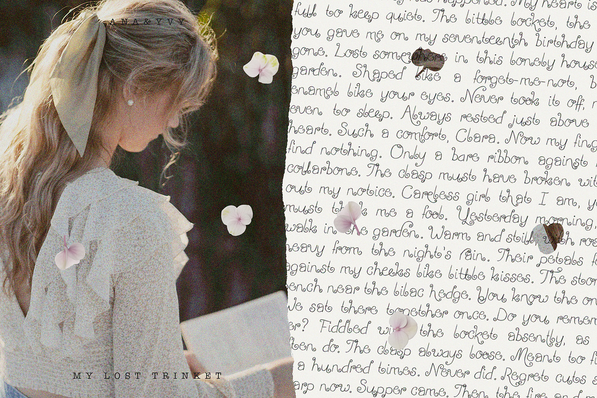 My Lost Trinket | Whimsy Curly Font, a Handwritten Font by ana & yvy (Photo 4 of 13)