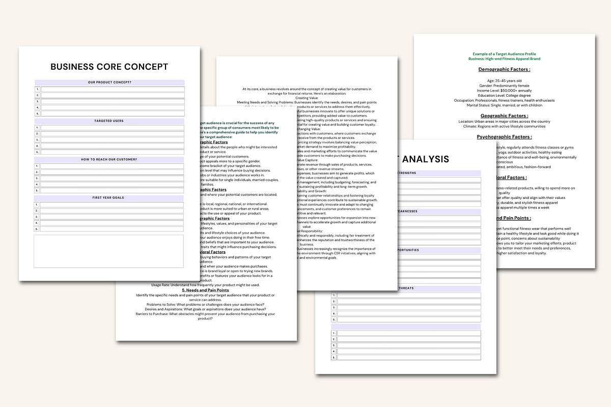Entrepreneur’s Success Workbook, a Stationery Template by Designmela01 (Photo 6 of 10)