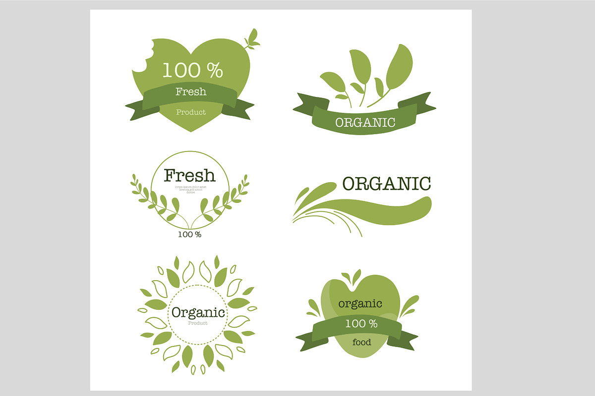 Nature organic stamp bundle set, a Food Illustration by foxndeer (Photo 3 of 4)