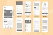 Warehouse Services Wireframe Apps, a Wireframe Template by INSPR STD (Thumbnail 3 of 6)
