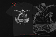 10 Bundle Dark Art Skull Skate Trick, an Illustration by Morspective (Thumbnail 2 of 7)