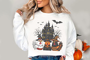 Spooky Chicken Png, Funny Halloween, an Illustration by Watercolor design (Thumbnail 1 of 4)