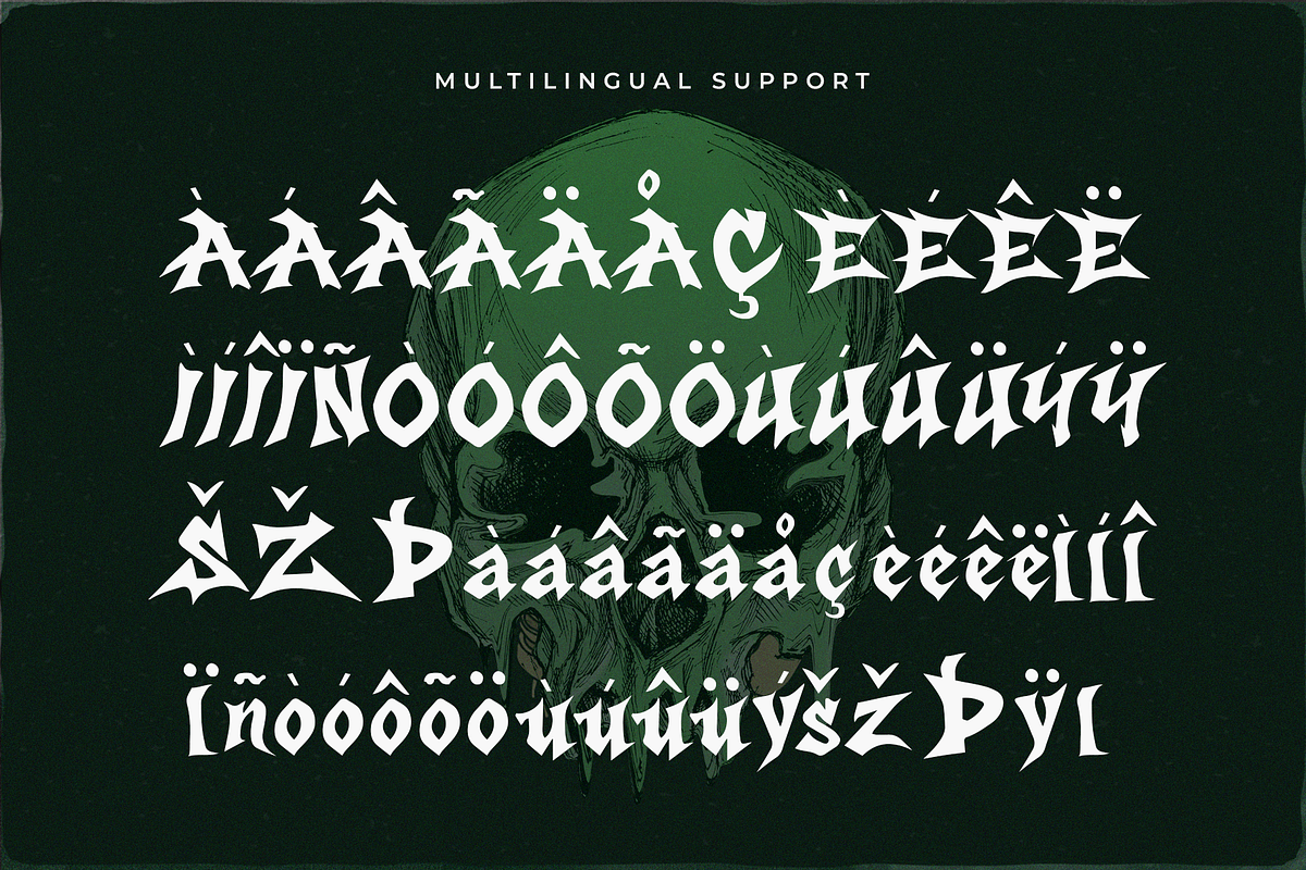 Cenotra – Modern Blackletter Font, a Blackletter Font by overlaytemplates (Photo 5 of 5)