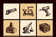 Vintage Industry Illustration Set, an Object Illustration by Prosymbols (Thumbnail 7 of 10)