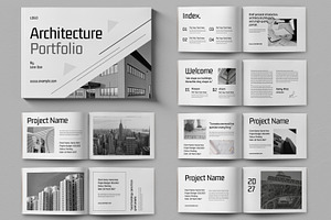Modern Architecture Portfolio, a Brochure Template by ContestDesign