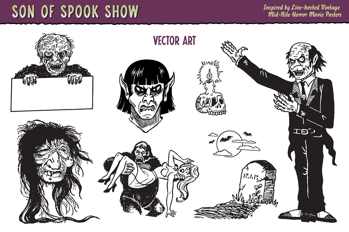 Son of Spook Show, a Sans Serif Font by Paper Moon Graphic Supply (Photo 17 of 18)