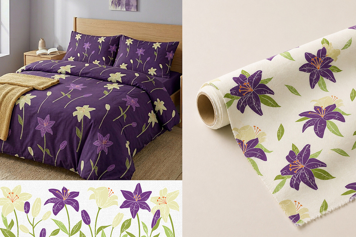 Lily Flower Vector Clipart, an Illustration by Hanna's ArtLab (Photo 7 of 8)