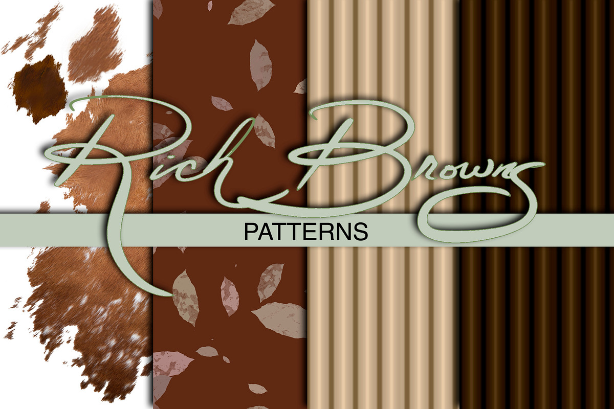 Cowhide Pattern Leaves Abstract, a Pattern Graphic by faeDesign (Photo 1 of 10)