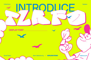 Tlafo Font | Unique Display Typeface