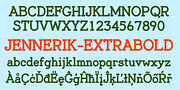Jennerik, a Serif Font by Ingrimayne Type (Thumbnail 8 of 9)