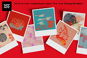 88 Procreate Lunar New Year Brushes, a Brush Add-On by CC CREATIVE CO (Thumbnail 2 of 17)