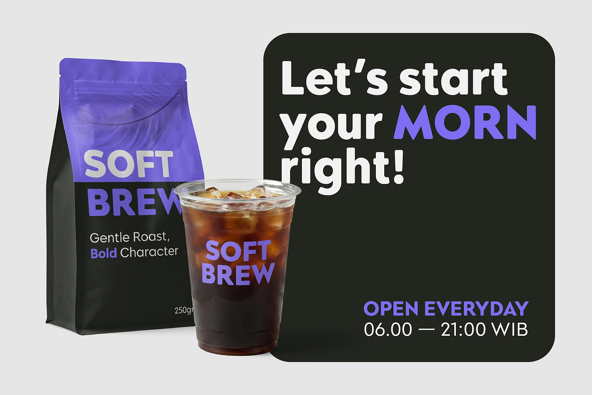 Morn Soft - Geometric Sans Serif, a Sans Serif Font by Wahyu & Sani Co. (Photo 4 of 10)